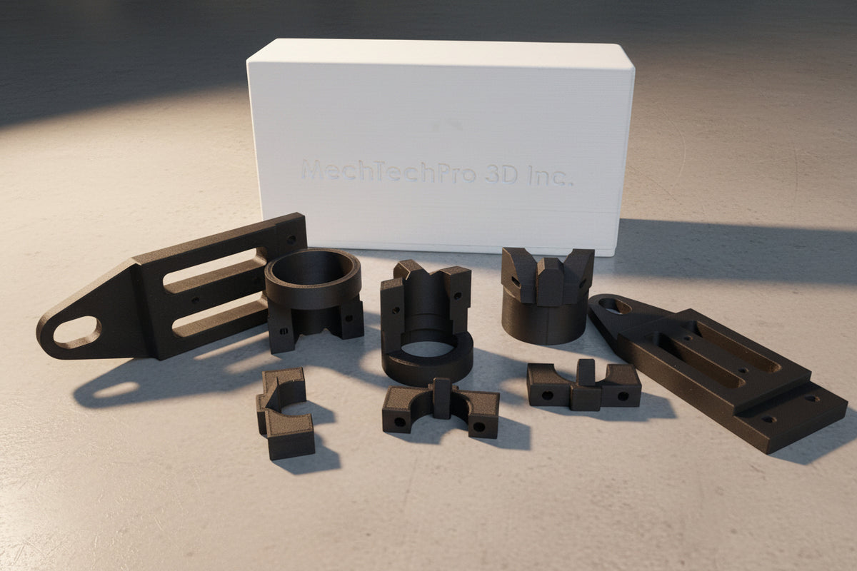 3D printed with engineered materials