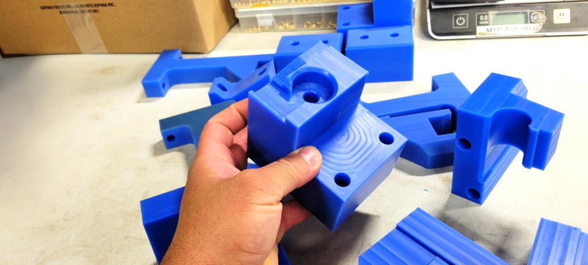 CNC-machined production parts out MC901